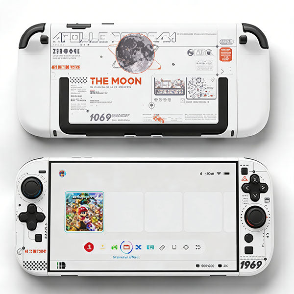 Защитный корпус с раздельным полым дизайном для Nintendo Switch 2 – Moon Landing Program (Moon White) от GeekShare