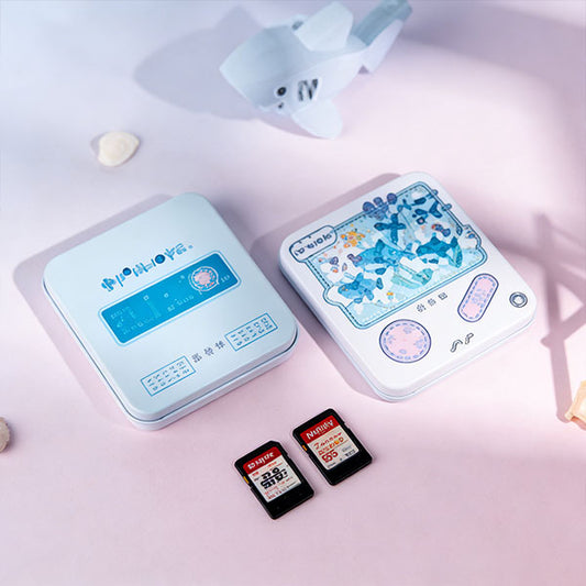 GeekShare 샤크 파티 12슬롯 Nintendo Switch 및 Switch 2 게임 카드 케이스