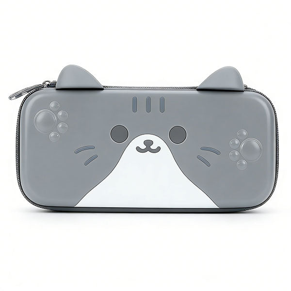 GeekShare 캣 이어 슬림 Nintendo Switch 2 보관 가방 (그레이)