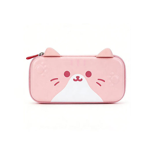 GeekShare 캣 이어 슬림 Nintendo Switch 2 보관 가방 (핑크)