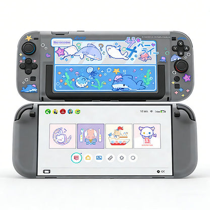 Защитный чехол GeekShare Shark Party с разделённой полой конструкцией для Nintendo Switch 2