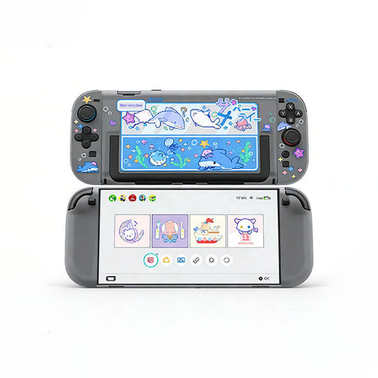 Защитный чехол GeekShare Shark Party с разделённой полой конструкцией для Nintendo Switch 2