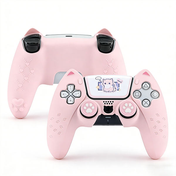 GeekShare Pink Cat Paw – Улучшенная версия силиконовых накладок на контроллер для PS5