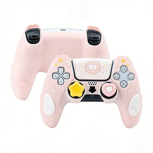 GeekShare 스타 윙 테일 실리콘 PS5 컨트롤러 그립 커버