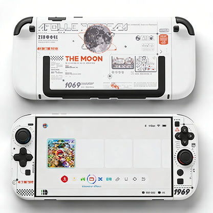 Защитный корпус с раздельным полым дизайном для Nintendo Switch 2 – Moon Landing Program (Moon White) от GeekShare