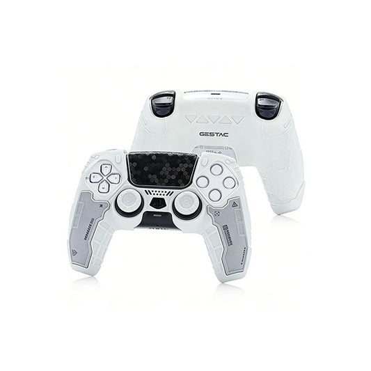 GeekShare 택티컬 뱅가드 PS5 컨트롤러 보호 케이스 (던 화이트)